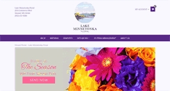 Desktop Screenshot of lakeminnetonkaflowers.com